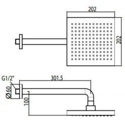 Alternative view of Bát sen American Standard WF-9052 (WF9052) vuông
