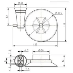 Alternative view of Đĩa đựng xà phòng American Standard WF-6582 Seva