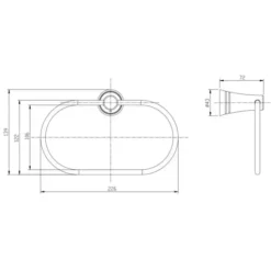 Alternative view of Vòng treo khăn American Standard WF-6590 Seva