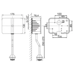 Alternative view of Van cảm ứng bồn tiểu American Standard WF-8609 ( WF8609) Pin