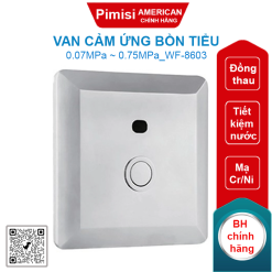 Van cảm ứng bồn tiểu American Standard WF-8603 ( WF8603) âm tường Pin