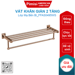 Vắt khăn giàn American Standard FFAS0495WS Concept Square 2 tầng màu vàng hồng