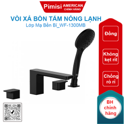 Vòi xả bồn tắm American Standard WF-1300MB (WF1300MB) nóng lạnh màu đen